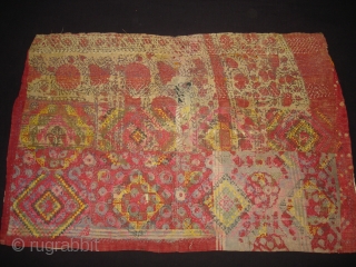 Kanbiri Quilted Embroidery Piece ,From Thatta Pakistan.Cotton on Cotton Quilted Stich.This Kanbiri Stich were used by the syeds or they were presented to spiritual guides(Pirs) and mentorsby their proteges as tributes,but now  ...