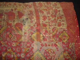 Kanbiri Quilted Embroidery Piece ,From Thatta Pakistan.Cotton on Cotton Quilted Stich.This Kanbiri Stich were used by the syeds or they were presented to spiritual guides(Pirs) and mentorsby their proteges as tributes,but now  ...