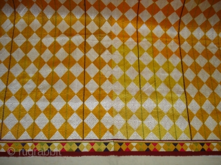 Phulkari(Bagh)From West(Pakistan)Punjab. India.Fine Work with Panchrangi Border Design,Floss silk on hand spun cotton ground cloth(DSC03531 New).                 