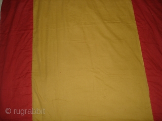 Patola Sari,Silk Double Ikat.Probably Patan Gujarat India. This Patola Uses one of the Rare designs.known as Paneter Yellow Patola. Its size is 128cmX285cm.Please Ask for more Detail Pictures(DSC07403 New).    