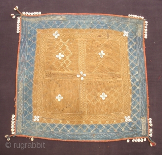 Banjara Darani(Quilted Mat)From Madhiya Pradesh India.Its size is 61cmX62cm(DSC01361 New).                       