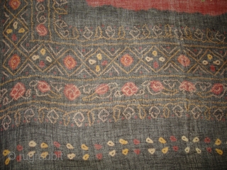 Odhani Tie and Dye (Natural Colurs) Cotton malmal,From Kutch,Gujarat India.Its  size is 90cmX175cm(DSC01842 New).                  