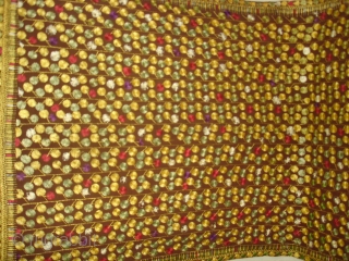 Chamba Phulkari From Hill Area of Himachal Pradesh. India. Known as Chamba Phulkari. C.1900 (DSC04842 New).                 