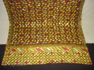 Chamba Phulkari From Hill Area of Himachal Pradesh. India. Known as Chamba Phulkari. C.1900 (DSC04842 New).                 