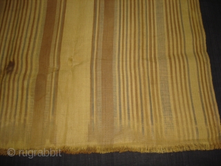 Rafia Ikat Prayer Mat,Of Sakalaya People,West cost of Madagascar,C.1900.Ikat dyed rafia with natural dyes.Its size is 77cmX104cm.Condition,there are fue repairs and some stains(DSC05490 New).         