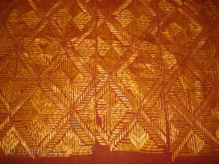 Phulkari From West(Pakistan)Punjab.India.known As Vari-Da-Bagh,very Rare influence of Different Design Vari-Da-Bagh(DSC08756 New).                     