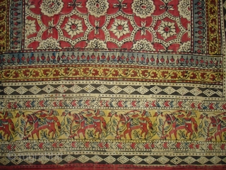 Saudagiri Block Print(Cotton Khadi)From Gujarat,India.Its size is 128cmx208cm(DSC00153 New).                        