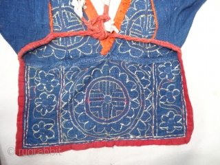 Indigo Blue,Embroidery Backless Choli From Chamba Region of Himachal Pradesh India.Circa 1900(20190513_152707).                     