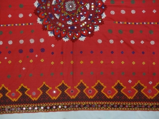 Woman’s Shawl(Abochchini),Probably from Meghwar Group ,Tharparkar Pakistan. India.C.900.Its size is 147cmX207cm(DSC05948).                      