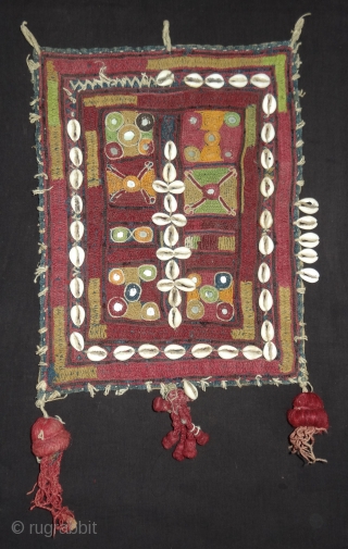 Six Different type's off Ceremonial Banjara Gala From different Region of India. India. C.1900.Embroidered on cotton. Gala is traditionally used by women to carry pots on their heads(154137).     