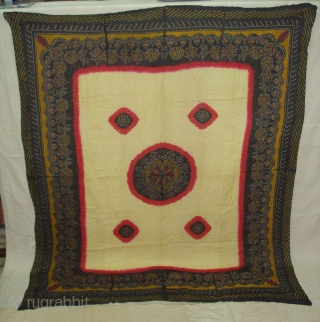 Odhani cotton,Tie and Dye From Rajasthan.India.Its size is 120cmX210cm(DSC04153 New).                       