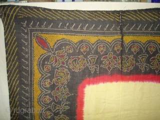 Odhani cotton,Tie and Dye From Rajasthan.India.Its size is 120cmX210cm(DSC04153 New).                       