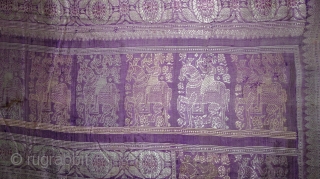 Baluchari Saree from Bengal, India. C.1900. A procession with Horse and Nawabs becomes a motif for the saree. It was this unique human figure that made Baluchari so special. Baluchari is a  ...