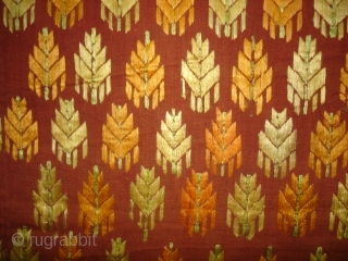 Phulkari From West(Pakistan)Punjab.India.known As Mughal Buti Design Bagh,very Rare influence of Different Buti Design Bagh(DSC06430 New).                 