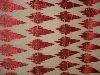 Phulkari From West Punjab.India.Known As KHANJAR THIRMA Bagh.Its size is 118cmX240cm.(DSC02705 New).                     