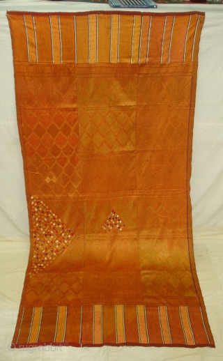 Phulkari From West Punjab.India.known As Vari-da-Bagh with Mathurawati Design.Rare Design Bagh (DSC05218 New).                    