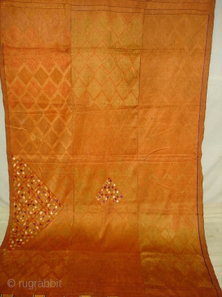 Phulkari From West Punjab.India.known As Vari-da-Bagh with Mathurawati Design.Rare Design Bagh (DSC05218 New).                    