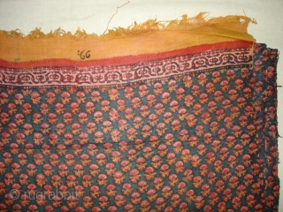 Cotton Khadi Indigo Blue Blocked Print Than(Length)from Rajasthan India.Circa 1900.Its complete than,Its size is 52cm X 1210cm.Very Rare to find complete than in good condition(DSC00302 New).       