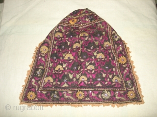 Embroidery Child Hat From Saurashtra Gujarat India.Belongs to Kathi Darbar Group of Saurashtra.C.1900(DSC04863 New).                   