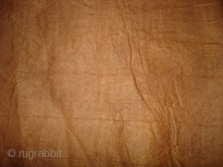 Bark cloth floor mat used by a sadhu to create a clean personal space during an extended meditation and prayer retreat into the forests of the Girnar hills surrounding Junagadh in Gujarat.  ...