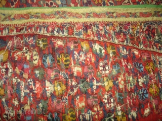 Rare Colour,Jamawar Long Shawl from Kashmir India.It has been made in Highly Sikh Period Around,C.1820.Its size is 120cm x 275cm.Condition is Good(DSC05679 New).Ask for more Detail Pictures.      