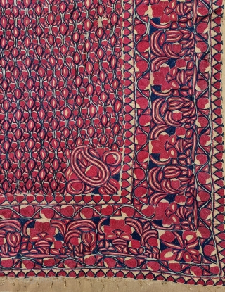 Hajji Ceremonial Rumal , This Textile for the Hajj People, Made in Bengal. India. Bought by South East Asian People when they went for Hajj.This are also Bought in Aden, Mecca or  ...