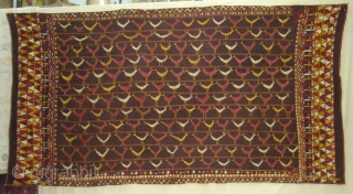 Folk Phulkari From East(India)Punjab,India.known as Moorkuti Phulkari(DSC04984 New).                         