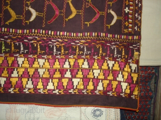 Folk Phulkari From East(India)Punjab,India.known as Moorkuti Phulkari(DSC04984 New).                         