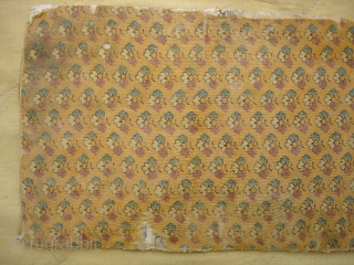 Sutra Book Cover(Cotton)Khadi Print.From Rajasthan India.Very Rare and Early Book cover.Its size is 14cm x 25cm(DSC07433 New).                