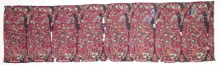 Rare Palledar Fragment of Kani Jamawar, From Kashmir, India. c.1760-1800. Its Size is 33cmx117cm (DSC08414).                  