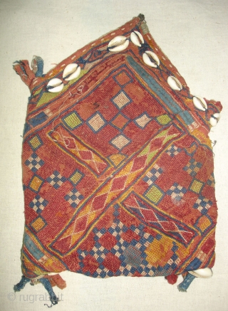 Banjara Bujkies(Small Bags)from the Banjara peoples in India.6 Pieces lot.Very rare design Banjara Bujkies.
                   