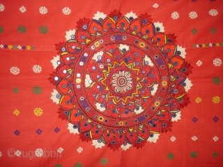 Woman’s Shawl(Abochchini),Probably from Meghwar Group ,Tharparkar Pakistan.Its size is 147cmX207cm(DSC01444 New)                      