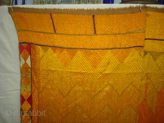 Phulkari From West(Pakistan)Punjab.India.Known As Lahariya Design Vari-Da-Bagh,With different influence of Lahariya Design Vari-Da-Bagh(DSC05000 New).                   