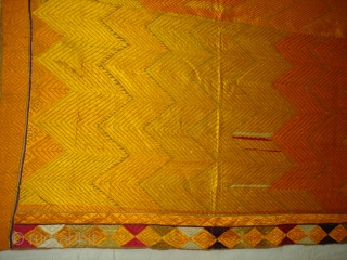 Phulkari From West(Pakistan)Punjab.India.Known As Lahariya Design Vari-Da-Bagh,With different influence of Lahariya Design Vari-Da-Bagh(DSC05000 New).                   