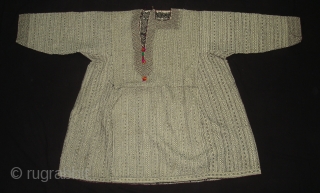 Embroidery Men's Dress From The Pashai People In Nuristan Afghanistan.This Embroidery is same technique like Bengal Kantha embroidery(DSC00016 New)              