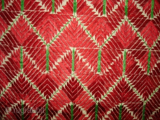 Phulkari From West(Pakistan)Punjab.India.known As Wedding Thirma Bagh.Rare And Early Thirma Bagh(DSC05434New).                       ...