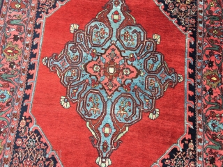 High quality Bidjar rug, 218x141 cm, made between 1930-1940. It’s in very good condition and colours looks nice.               