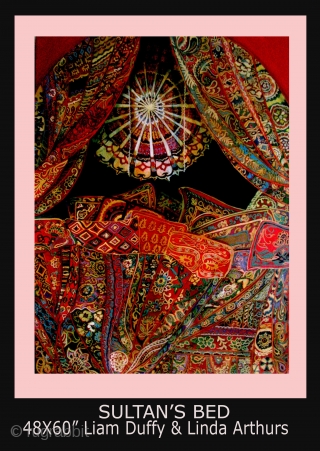 paintings of textiles and patterns of different ancient cultures.  Fascinated with Indienne, free trade fabrics from Russia, the history of India and Pakistan, Tajikistan, Suzani, in fact all of the amazing  ...