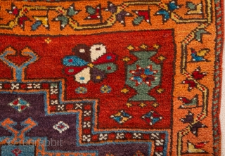 19th Century West Anatolian Kelez Rug in very good condition all original untouched piece size 91 x 117 cm              