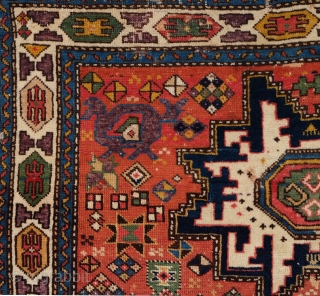 Early 19th Century Collectible Shirvan Kuba Rug
It has a lot of archaic details on it and great colors 98 x 145 cm           