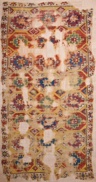 18th Century Anatolian Cappadokia Rug It Has Great Colors Size 124 x 246 cm
                   