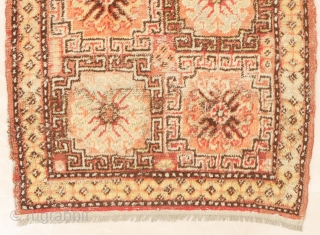 19th Century Small Format Rare Khotan Rug ıt's generally in good condition size 77 x 100 cm                