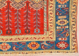 Late 18th Century Anatolian Ladik Rug.The term “prayer rug”, once obligatory for describing any rug presenting a mihrab and niche design, implied that the rugs were used for this purpose. However, it  ...