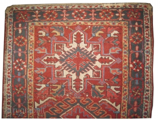 


A pair of Karadja Persian, knotted circa in 1918 antique, carpet ID: K-3869, 126 x 87cm, the second is K-3868, 90 x 130 cm.
The black knots are oxidized, the knots are hand  ...