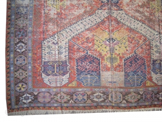 

Dragon Soumak Caucasian kilim woven circa in 1912 antique, collector's item, 340 x 267 (cm) 11' 2" x 8' 9"  carpet ID: A-826
Dragon design, woven with hand spun wool and Soumak  ...