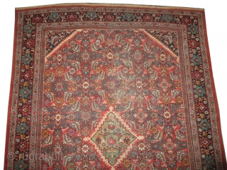 

Mahal Persian knotted circa in 1916 antique, 319 x 237 (cm) 10' 6" x 7' 9"  carpet ID: P-5490
The knots are hand spun lamb wool, the black knots are oxidized, the  ...