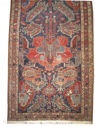 


Malaier Persian knotted circa 1920 antique, collectors item, 186 x 103 cm,  ID: K-5649
The black knots are oxidized, the knots are hand spun wool, the background color is indigo, the surrounded  ...