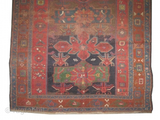 	

 Kouba Caucasian knotted circa in 1890 antique, collector's item,  294 x 152 (cm) 9' 8" x 5'  carpet ID: K-4306
The brown knots are oxidized, the knots are hand spun  ...