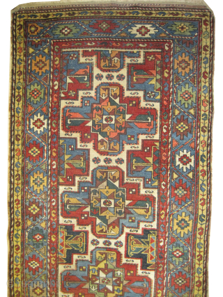 

Shahsavan Persian, antique, 392 x 104 cm, ID: K-3371
Thick pile, in perfect condition.
                    