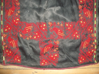 Dress from Palestine made under ottoman, english, jordanian or israeli rule                      